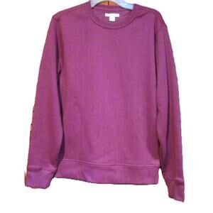 Amazon Essentials Men's Sweatshirt Mauve Fleece Lined Crewneck Size Medium